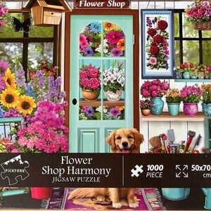 1000 piece puzzle by Larkipuzz “ Flower Shop”